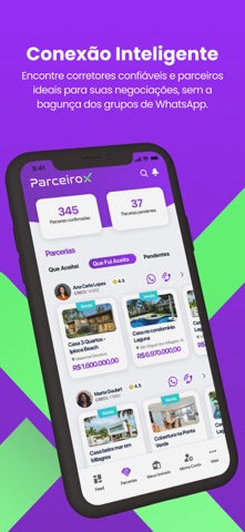 ParceiroX iPhone screenshot
