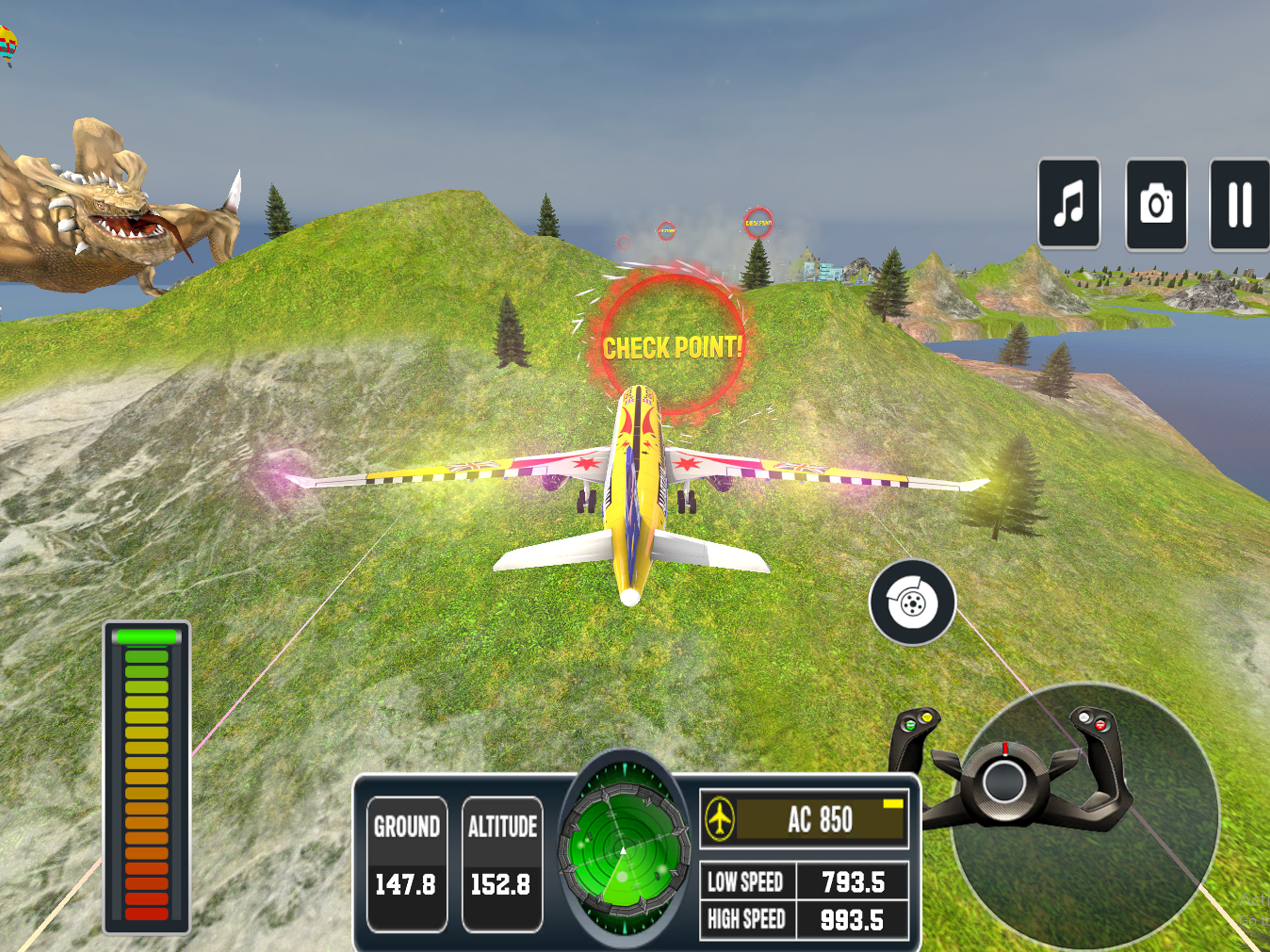 Flight Pilot Sky Airplane Game screenshot 19