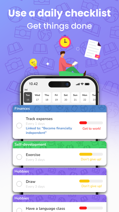 Phario: Habit & Goal Tracker Screenshot