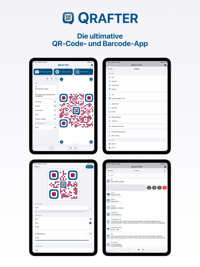 Qrafter: QR Code Scanner Screenshot