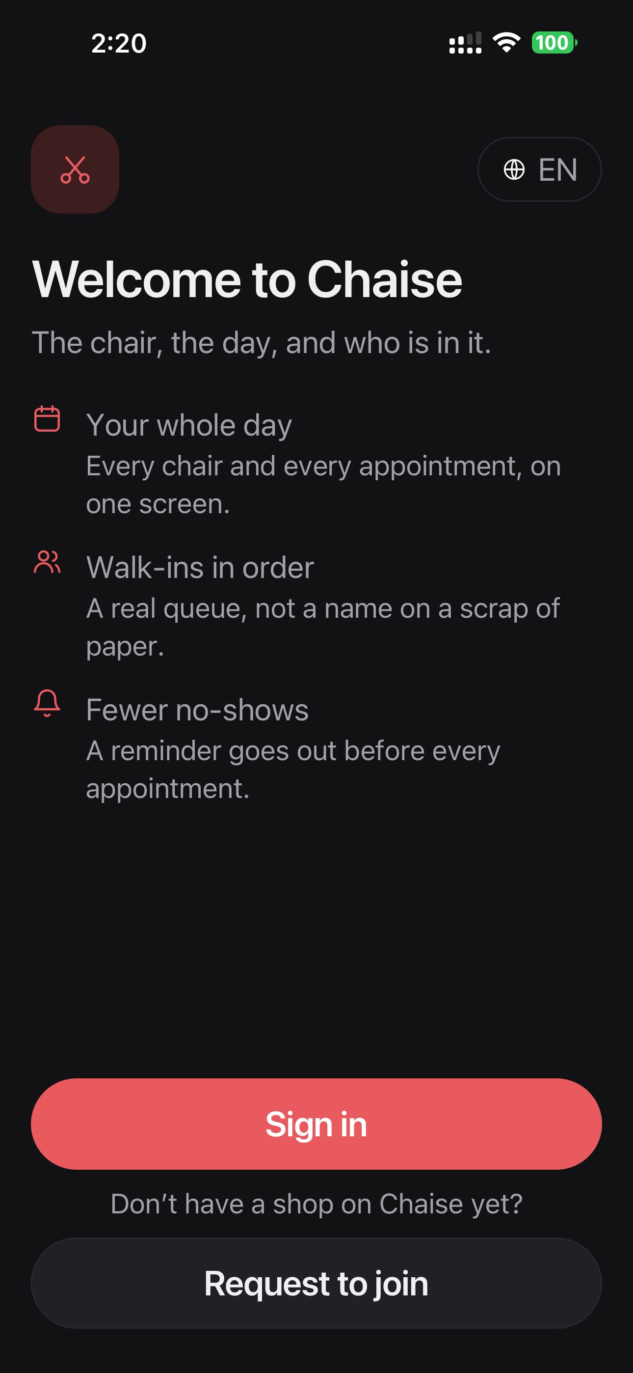 Screenshot 1 of Chaise