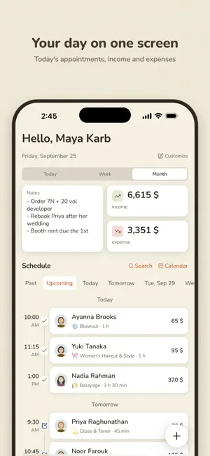 Karbnote — Appointment Book screenshot 1