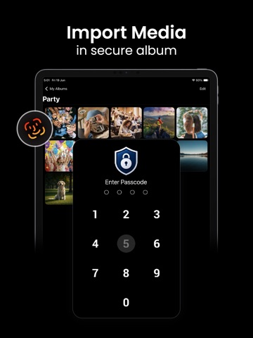 iLock - Safe Photos & Videos iPad screenshot