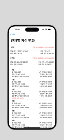 배당 재투자 계산기 screenshot