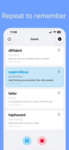 Woice - Vocabulary Killer Screenshot 1 of 3