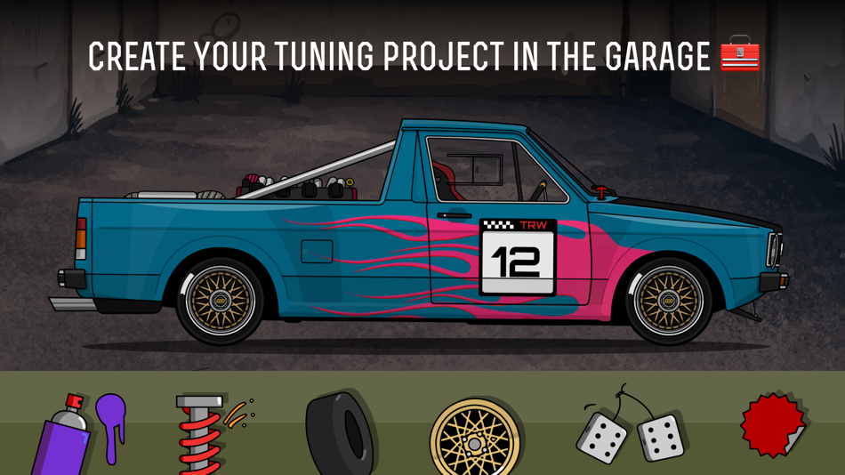 #1. LS Garage Car Tuning Simulator (iOS) Podle: Gleb Bibikov