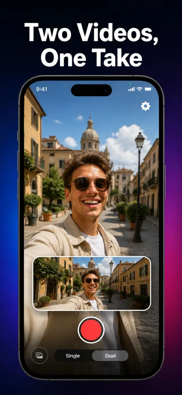Screenshot #2 pour Dual Format Recorder - Camera
