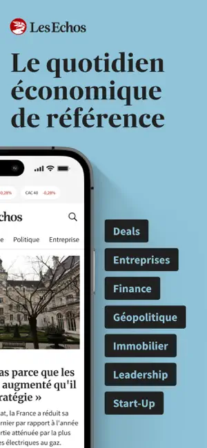 Les Echos, actualités éco screenshot 1