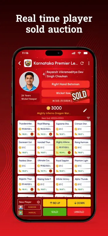 CricAuction - Cricket Auction screenshot 5 of 9