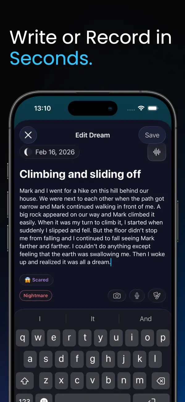 Screenshot #2 pour Dreamy - Journal de rêves