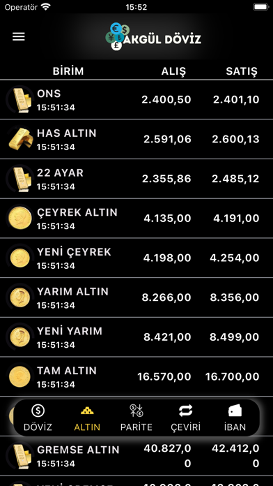 Akgül Döviz Screenshot
