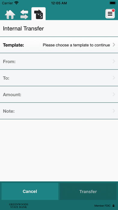 Greenwoods State Bank Business Screenshot