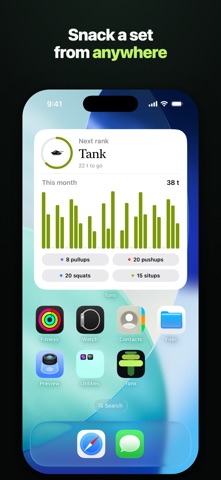 Tons: Exercise Snacking iPhone screenshot
