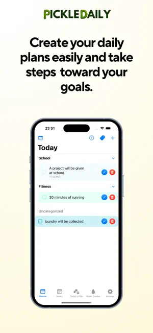 PickleDaily Daily Planner screenshot 2