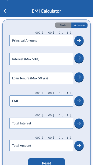 Banking Calculator - EMI,FD,RD Screenshot