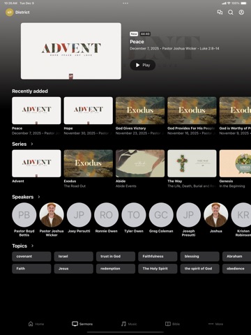 The District Church JAX iPad screenshot