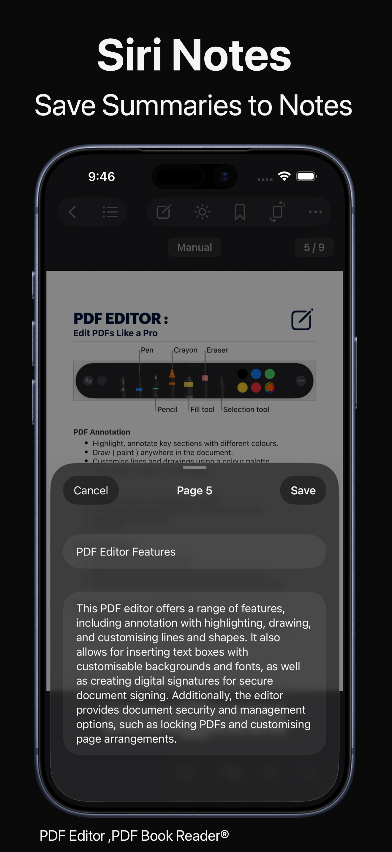 PDF Editor ,PDF Book Reader ® screenshot 7