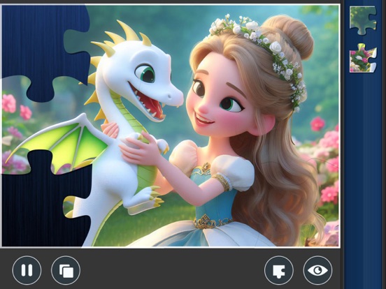 Screenshot #4 pour Jigsaw Puzzles: Princess Saga