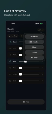Siesta: Focus, Relax & Sleep Screenshot 4 of 5