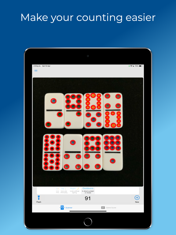 Domino Scanner iPad screenshot 1 - Utilities app