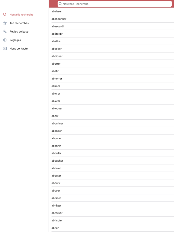 Screenshot #4 pour Conjugaisons française !