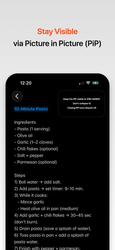 StayOn: Keep Screen Awake screenshot 3