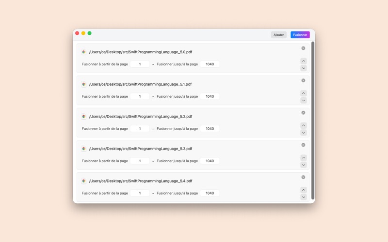 Screenshot #3 pour PDF Merge Plus