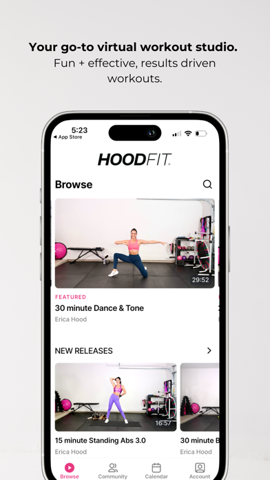HoodFit: Fitness App for Women Screenshot