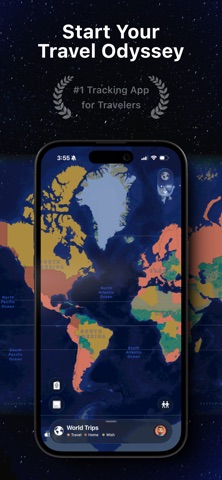 Odyz - Travel Tracker Screenshot 1 of 8