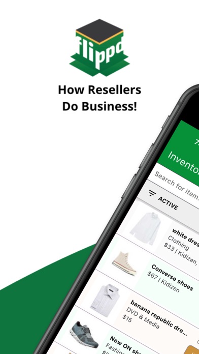 Flippd - Resellers, Inventory Screenshot