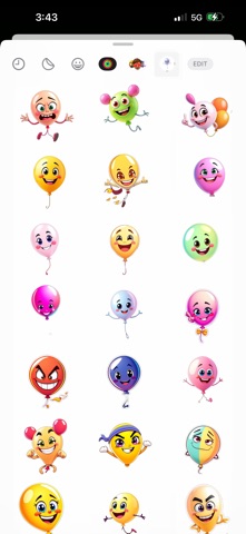 Speedy Balloon Stickers screenshot