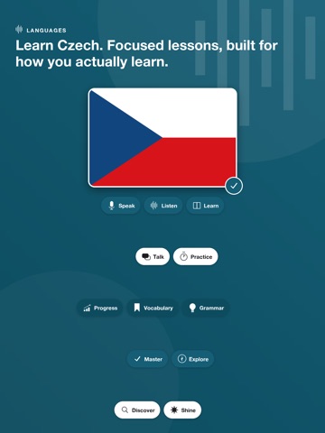 Speak Czech - EchoLingo iPad screenshot