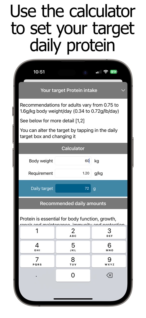 Protein Counter and Tracker - App de Salud y forma física | MWM