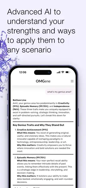 OMGene Biological Intelligence screenshot 2