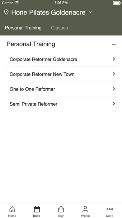 Hone Pilates Screenshot