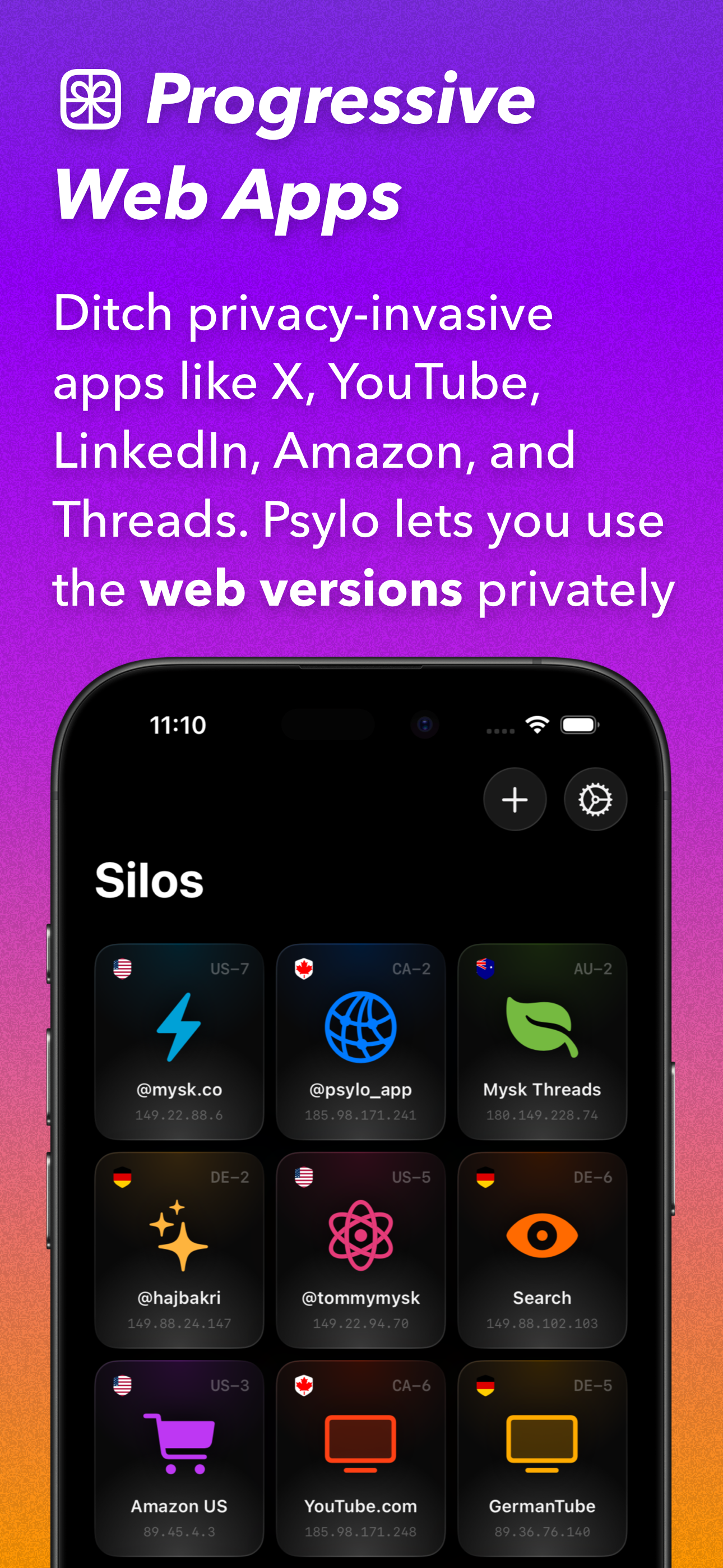 Psylo: Privacy Browser & Proxy screenshot 7