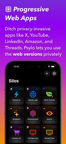 Psylo: Privacy Browser & Proxy Screenshot 7 of 10