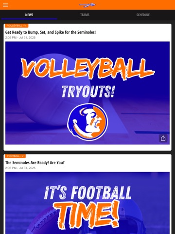 Southeast High School iPad screenshot