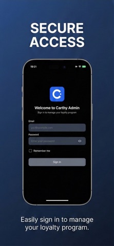 Carthy Admin screenshot