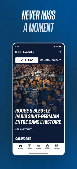 PSG Official screenshot 2