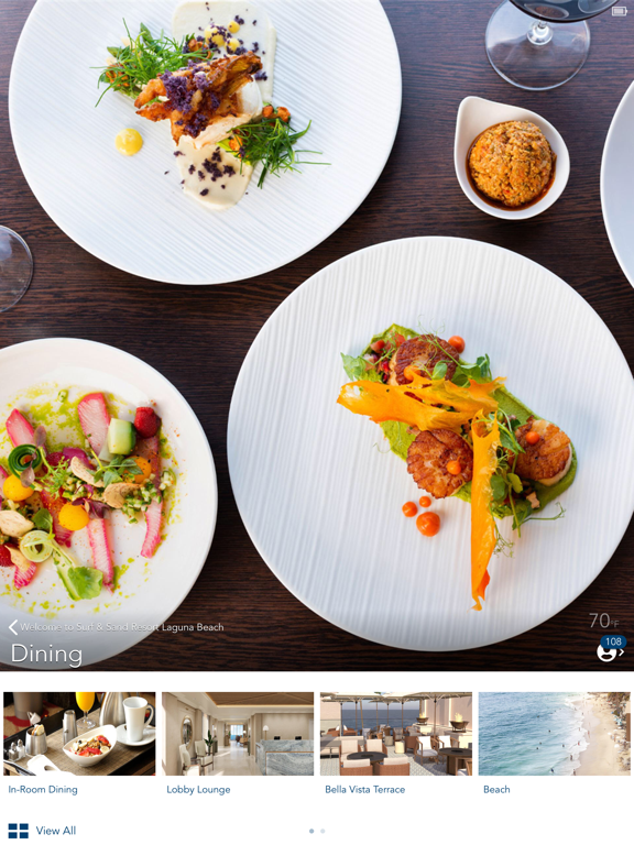Surf & Sand Resort LagunaBeach iPad screenshot 2 - Travel app
