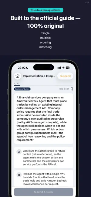 AIP-C01 Prep: GenAI Dev Pro screenshot 3