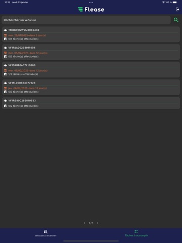 OpFlease iPad screenshot