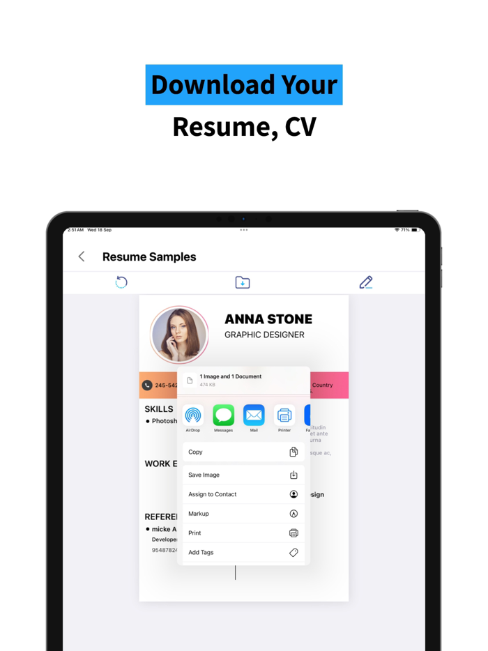 ResuME Maker - CV Jobs Builder