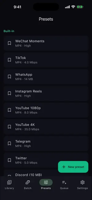 Simple Video Converter screenshot 1