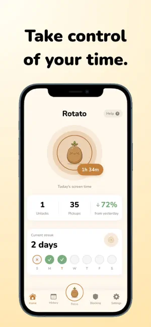 Rotato: Screen Time Control screenshot 1