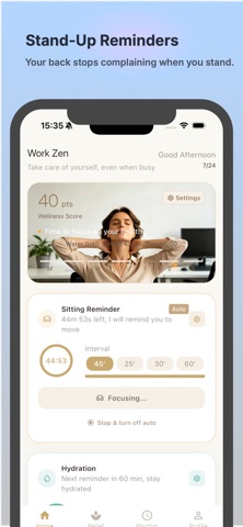 WorkZen: Stand Up & Hydrate Screenshot 1 of 10