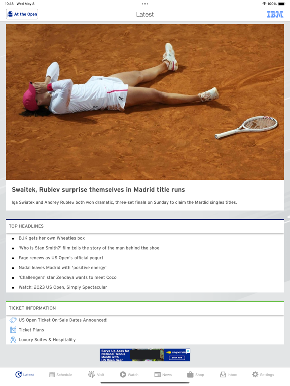 Screenshot #5 pour 2025 US Open Tennis