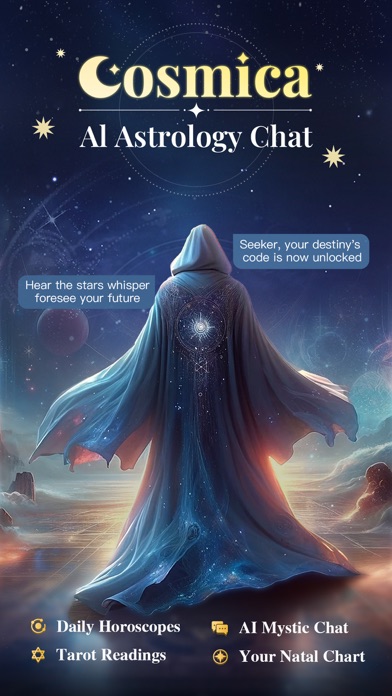 Cosmica: Astrology & Tarot AI Screenshot