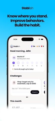 Stablish: Intentional Spending Screenshot 1 of 6